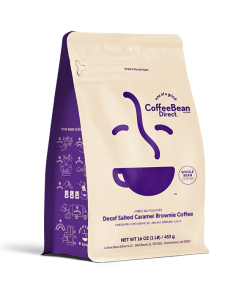 Decaf Salted Caramel Brownie